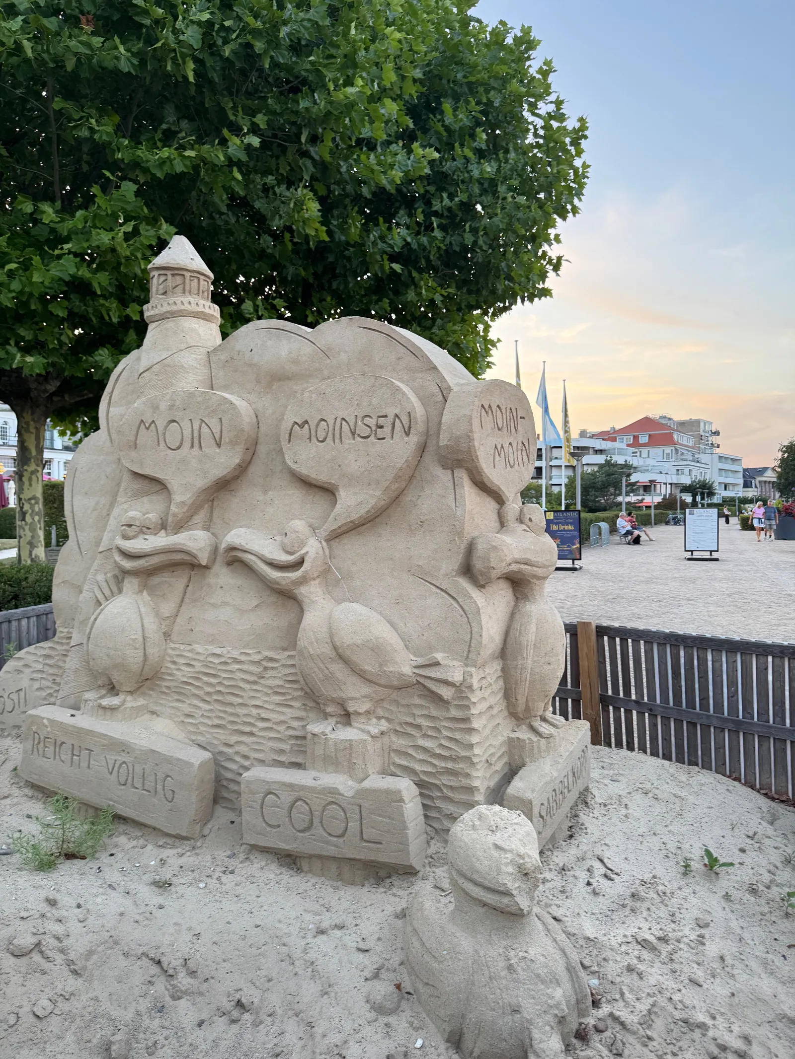 Sandskulptur in Travemünde